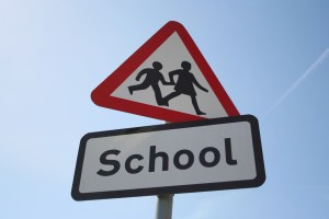 School sign