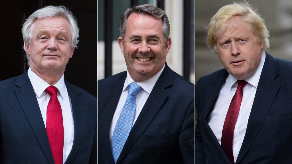 David Davies, Liam Fox, Boris Johnson